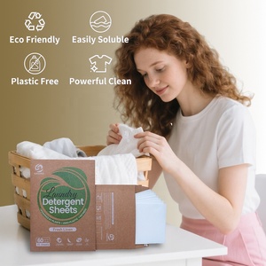 SANYUAN - Detergente para Ropa en Hojas, Marca Privada, Fácil de Usar, Súper Concentrado, Hipoalergénico, Natural, Desechable, Ecológico, Fresco - Product Image 6