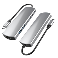 VCOM Daten-Sync-Dockingstation 5Gbps USB-C zu Video HDMI 4K Ethernet 1000Mbps PD3.0 Stromversorgung 60W Audio 3,5mm