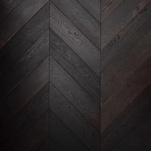 Suelo de madera de <span class=keywords><strong>parquet</strong></span> de roble cepillado negro avanzado Suelo de tablero de madera compuesto multicapa a prueba de humedad - Product Image 3