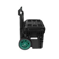 Ensemble d'outils électriques avec chariot de transport, équipement de gestion en plastique, étuis à outils durables