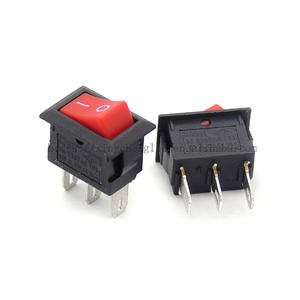 Hochwertiger Wipp schalter 3Pin 2 Positionen SPST 15 X21MM Rot EIN/AUS Netzschalter 15*21mm - Product Image 1