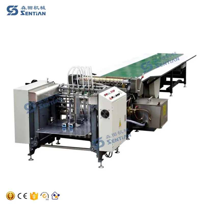 Liage automatique pour la fabrication de livres, machine de collage de couverture rigide pour calendrier, commercial en chine