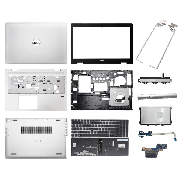 Laptop ABCDE Cover for HP Probook 650 655 G4 G5 Laptop Housing Shell LCD Cover Palm Rest Bottom Case 650 G4 Laptop Cover