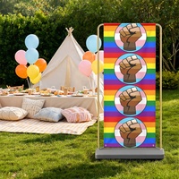 Toile de fond personnalisée série Gay Rainbow QTPOC, pour la photographie en studio, les événements spéciaux et les décorations de fête