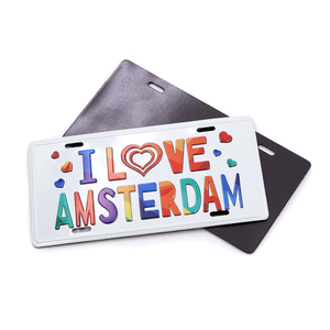 Imán de Metal con Logotipo Personalizado, Imán para Refrigerador con Diseño Personalizado, Recuerdo Turístico, Tamaño Mediano, Placa Magnética con Diseño de Matrícula - Product Image 4
