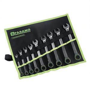 Fasano <b>Tools</b> 7-Piece Metric Wrench Set In <b>Roll</b>-Up Case For Auto Repair - Product Image 2