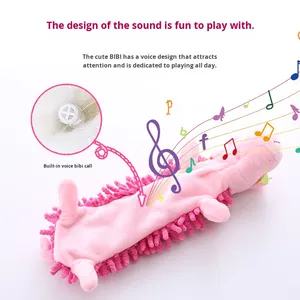 Jouet à mâcher en peluche pour animaux de compagnie, en velours, pour nettoyer les dents, jouet couineur durable pour chien, interactif pour chiot, sans rembourrage, pour chiens de petite, moyenne et grande taille - Product Image 3