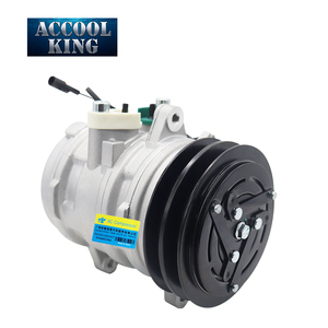 Compresor de Aire Acondicionado 717638 de 121 mm y 12 V (Paquete de 2) para Tractores Massey Ferguson, Kioti y Komatsu - Product Image 2