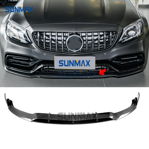 Alerón Delantero de Fibra de Carbono para <span class=keywords><strong>Mercedes</strong></span> Benz Clase C W205 <span class=keywords><strong>C43</strong></span> C63 <span class=keywords><strong>AMG</strong></span> 2015 2016 <span class=keywords><strong>2017</strong></span> 2018, Piezas de Carrocería, Accesorios Exteriores - Product Image 1