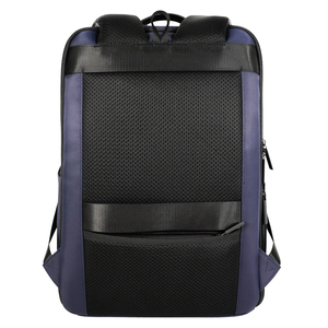 The Huntingtin Minimalist Nylon Backpack Solid Navy Blue Softback Durable Zipper Hasp Closure Unisex Daily Use - Product Image 4