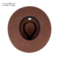 Huayi Chapeaux À Large Bord Fedora Feutre Chapeau Crayon Bord 100% Australie Laine Grands Chapeaux