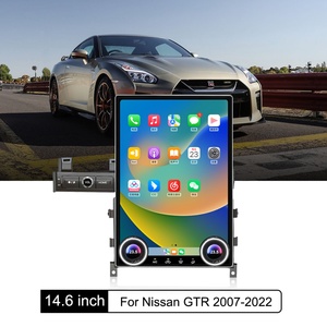 Navihua 14.6" Tesla <b>Style</b> Touch Screen Car GPS Navigation Multimedia Radio <b>Head</b> Unit for New Nissan GTR 2007 2022 Car DVD Player - Product Image 5