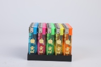 Usine classique OEM prix de gros briquet jetable en plastique de petite taille pour fumer des cigarettes