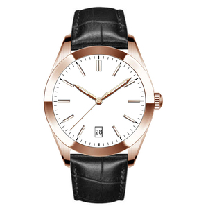 <span class=keywords><strong>Reloj</strong></span> <span class=keywords><strong>de</strong></span> Cuarzo para <span class=keywords><strong>Hombre</strong></span>, Personalizable, con Esfera Simple, Resistente al Agua 5BAR, Acero Inoxidable 316L, Cristal <span class=keywords><strong>de</strong></span> Zafiro y Correa <span class=keywords><strong>de</strong></span> Cuero - Product Image 3