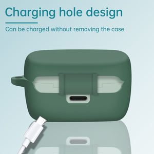 2023 nouveauté housse de protection en Silicone pour écouteurs pour <span class=keywords><strong>Jabra</strong></span> Elite 4 étui actif avec crochet - Product Image 4