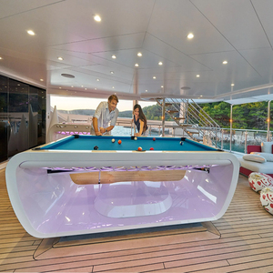 2025 Venta caliente precio barato mesa de billar moderna 4x8ft mesa de billar 7ft 8ft uso familiar interior elegante mesas de billar - Product Image 1