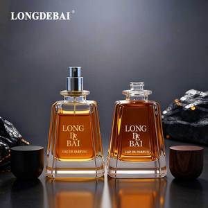 Wholesale Clear Glass Perfume <b>Bottles</b> 30ml/50ml/100ml Luxury Irregular Shape Eco-friendly Recyclable Wooden Cap Screen Printing - Product Image 6
