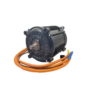 QSmotor mid drive 180 90H 8000W Encoder motor permanent magnet motor peak power 16000W gear differential motor