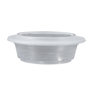 Disposable Takeaway Box Round Bowl Y450 Small Vegetable Bowl PP With Lid Leak Proof Thickened Microwaveable Wholesale - Product Image 2