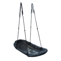 Chaise suspendue double pour enfants, chaise suspendue en forme de bateau pour jardin, terrasse, patio, intérieur et extérieur