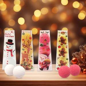 Juego de 3 Bombas de Baño Circulares Orgánicas con Ingredientes 100% Naturales, Mezcla de Colores, Regalo de Navidad - Product Image 5