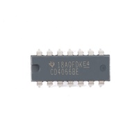 Commutateur analogique bilatéral quadruple CD4066BE TI, commutateur de signal CMOS, multiplexeur traversant PDIP-14, -55~+125