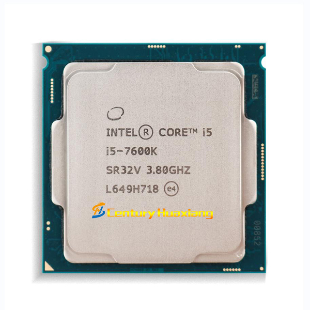 Desktop Intel Cpus 3.8GHz CPU I5-7600K LGA1151 for Desktop 3.8GHZ 6M 91W Processor Stock