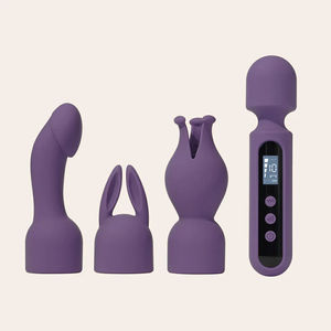 Couple Adult Sex Toy Wand <strong>Vibrator</strong> Kits Clit G Spot Glans Clitoral Stimulator Vibrating Dildo Massager <strong>Vibrator</strong> With LCD Display - Product Image 1