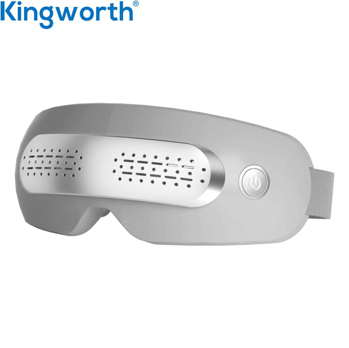 Kingworth 16 جهاز تدليك لتجفيف وشد العين من الرؤوس الهزازة ودورات العين الداكنة مع نافذة رؤية