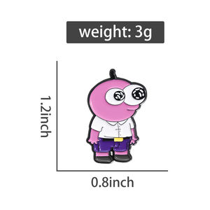 Pin de Esmalte de Amigos Adorables, Insignias de Dibujos Animados, Broche para Mochila, Pin de Solapa, Joyería Divertida, Accesorios, Regalo para Mujeres y Amigas, Venta al por Mayor - Product Image 6