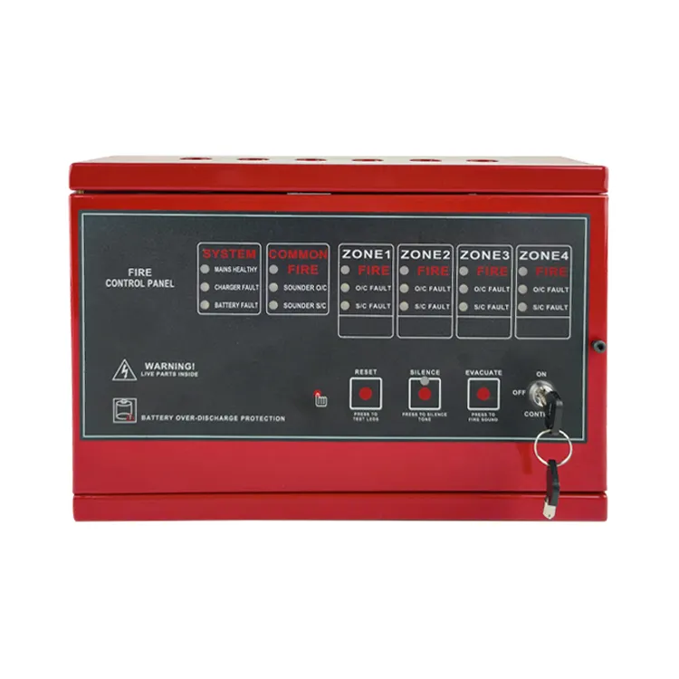 Hệ thống phát hiện và báo cháy 1/2/4 khu vực Bảng điều khiển báo cháy 110V Hệ thống báo cháy thông thường