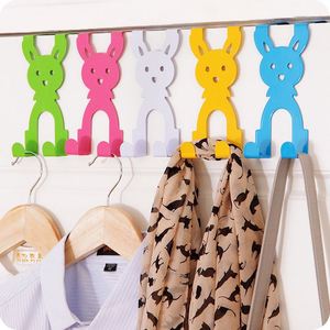 No Drill Cartoon Rabbit Door Hook Creative Iron Over-The-Door <b>Hanger</b> for Clothes Hats Bags - <b>Space</b> <b>Saving</b> Durable Door Back Hook - Product Image 2