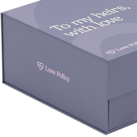 Coffret Cadeau Magnétique Double Couche Luxe pour Soins de la Peau avec Lamination Mate et Doublure Éponge Personnalisable pour Outils et Sérums de Soin