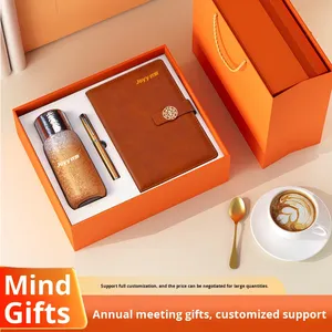 New Year Annual Meeting Business Gift Set 316 Stainless Steel Titanium Coated Insulated Cup Modern Design Custom Logo Client - Product Image 4