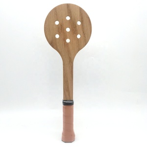 Raqueta de Entrenamiento de Tenis de Madera con Forma de Lágrima OEM, Punto Dulce de Padel, Práctica de Entrenamiento - Product Image 2