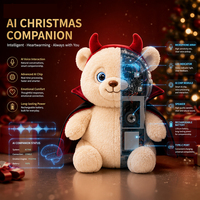 Ours en peluche interactif IA avec reconnaissance vocale et réponse intelligente, jouet éducatif, cadeaux d'Halloween, fournisseur