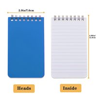Libretas de Bolsillo Personalizadas al por Mayor, Libretas Pequeñas de 3x5 Pulgadas, Libretas de Bolsillo con Espiral y Páginas Rayadas