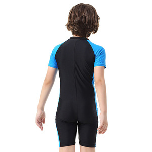 Maillot de bain une pièce pour enfants avec fermeture éclair, UPF 50, séchage rapide, spandex polyester, pour filles, natation, surf, plongée - Product Image 4