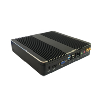 2025 Inter Smart Fanless IPC7000A Industrial Computer Supports Intel 3rd Gen CPUs MSATA Disks VGA+HDMI 1080P 8USB
