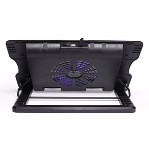 Nouveau produit <span class=keywords><strong>Momi</strong></span>, vente chaude, support de refroidissement pour ordinateur portable en plastique pliable avec <span class=keywords><strong>2</strong></span> ports USB - Product Image 2