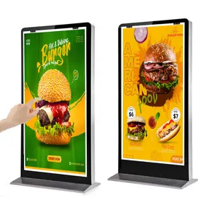 75-Zoll-Boden 4G Wifi LED Multi-Touch-Totem interaktiver Kiosk Preis