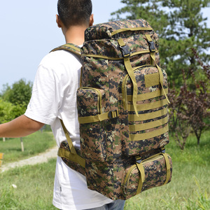 Tactical <b>Backpack</b> 56-75L <b>Waterproof</b> Camouflage Outdoor Hiking Bag Unisex Large Capacity <b>Backpack</b> For Men Women - Product Image 3