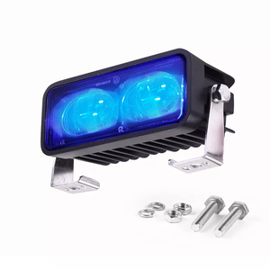 Lampe de signalisation de zone de danger rouge et bleue 18W avec certification E9 XRL1081E, lumière de sécurité de zone de danger rouge et bleue pour rétroéclairage et délimitation X - Product Image 5