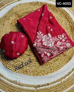 Femmes à la mode Fantaisie Saree pour Mariage et Festival Porter Soie Designer Sari Collctions Pakistanais Salwar Kameez Costume à Bas Prix - Product Image 4