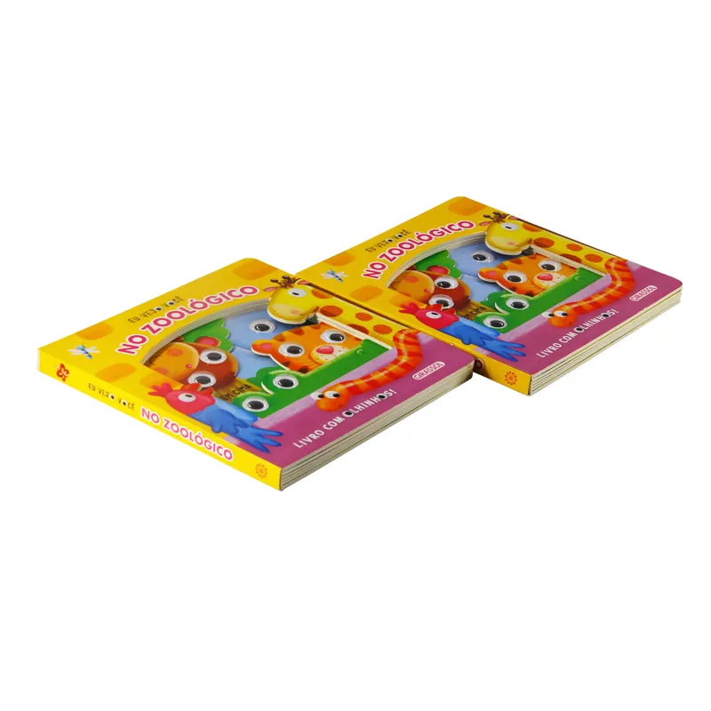 ボードブック子供ブック印刷サービスパズルブック教育キッズ着色段ボールフルカラー印刷