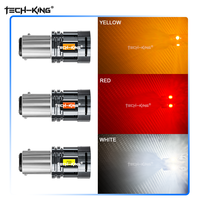 TECH-KING Ampoule LED de clignotant à haute vitesse avec ventilateur de refroidissement, puce 3570, 1157 1156 S25 LED Canbus pour voiture universelle
