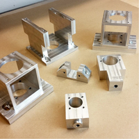Pièces en aluminium usinées CNC de précision sur mesure, support métallique fraisé OEM, boîtier, cadre, fixation, composant économique, prototype