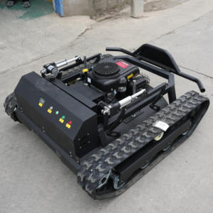 Machine tout-terrain polyvalente : Tondeuse à chenilles télécommandée pour la tonte, le ramassage et l'élimination des débris - Product Image 4