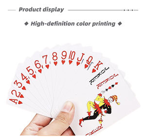 Vente Directe d'usine De Base Personnalisé Impression Papier Cartes À Jouer Cartes de <span class=keywords><strong>Poker</strong></span> En Plastique Pour La Fête De Noël Jeux - Product Image 3
