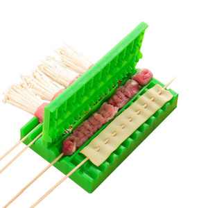 Outil de grillade manuel en plastique pour barbecue, moule à brochettes, <span class=keywords><strong>kebab</strong></span>, kofta pour porc, bœuf, outil de grillade rapide pour barbecue - Product Image 1